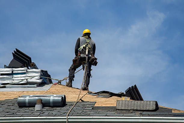 Professional Emergency Roof Repair technician working in South Portland, ME